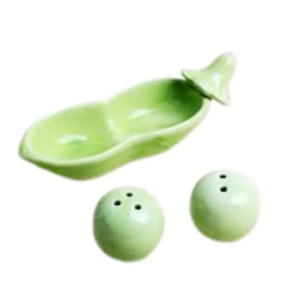 Salt & Pepper Shakers Two Peas in A Pod Party Shower Gift Collectible Kate Aspen